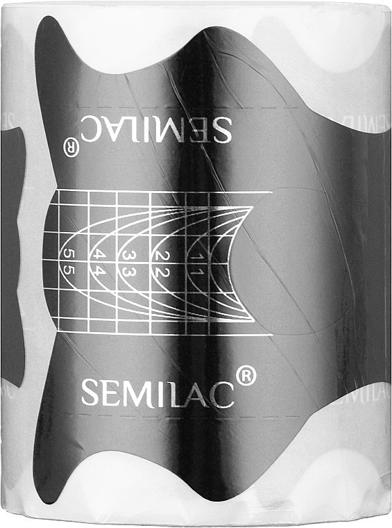 Szablony do przedłużania paznokci - Semilac Semi Hardi Shaper Slim — Zdjęcie N3