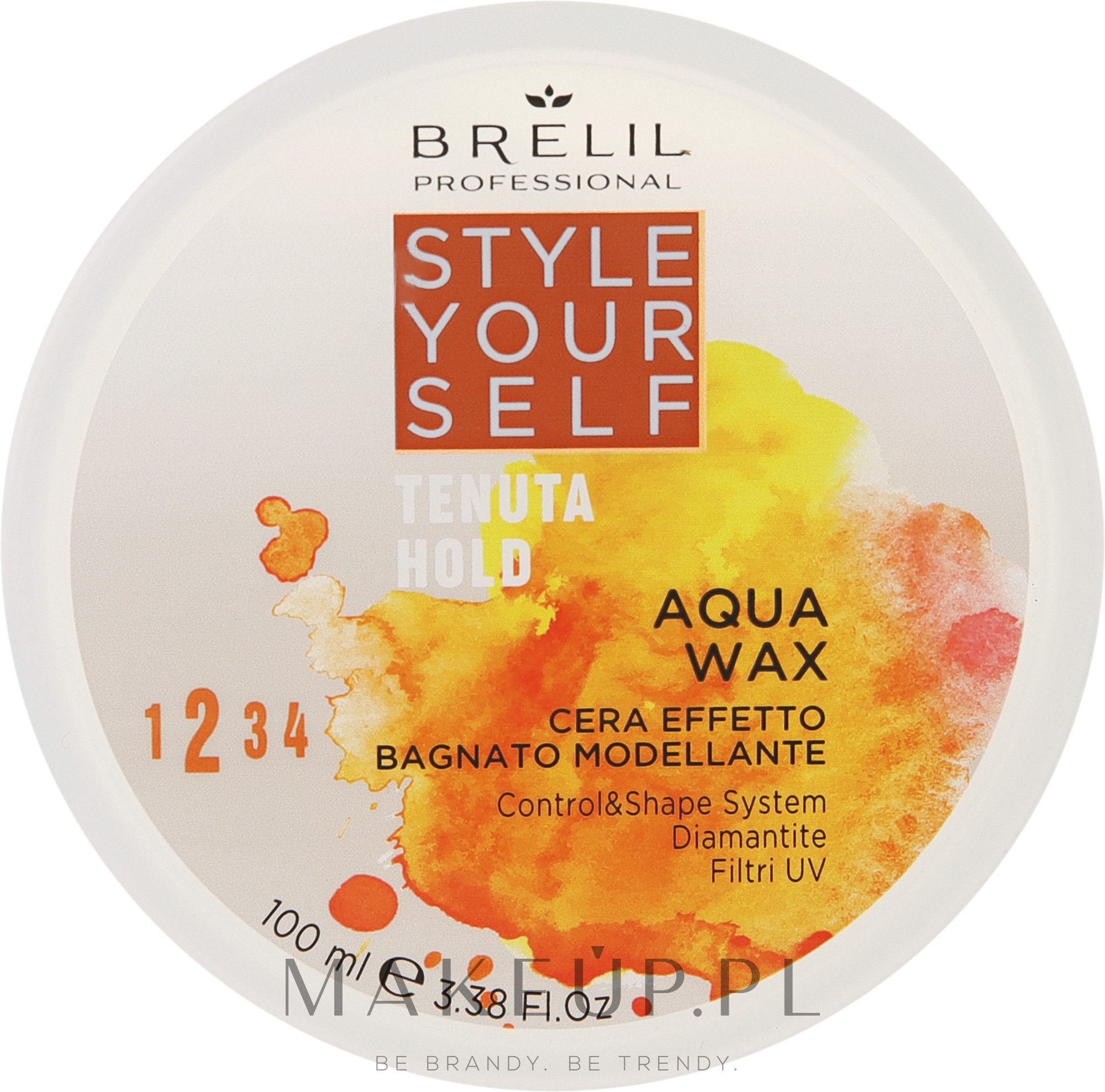 Wosk modelujący do włosów - Brelil Style Yourself Hold Aqua Wax — Zdjęcie 100 ml