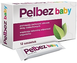 Suplement diety dla dzieci, w saszetce - Aflofarm PelBez Baby — Zdjęcie N1