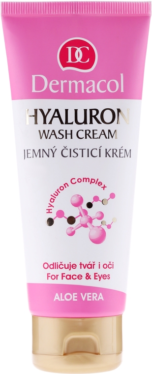Oczyszczający krem do twarzy - Dermacol Hyaluron Wash Cream — Zdjęcie N1