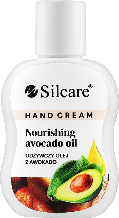 Odżywczy krem do rąk z olejkiem z awokado - Silcare Noutishhing Avocado Oil Hand Cream  — Zdjęcie N1