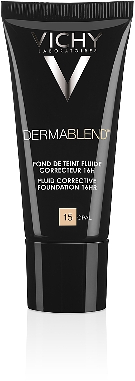 PRZECENA! Podkład korygujący o przedłużonej trwałości - Vichy Dermablend Fluid Corrective Foundation 16HR * — Zdjęcie N2