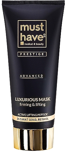 Liftingująco-wygładzająca maska ​​z 24-karatowym złotem - MustHave Prestige Advanced Luxurious Mask Firming & Lifting — Zdjęcie N1