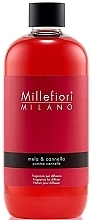 Wypełnienie do dyfuzora zapachowego Jabłko cynamon - Millefiori Milano Natural Apple & Cinnamon Diffuser Refill — Zdjęcie N1