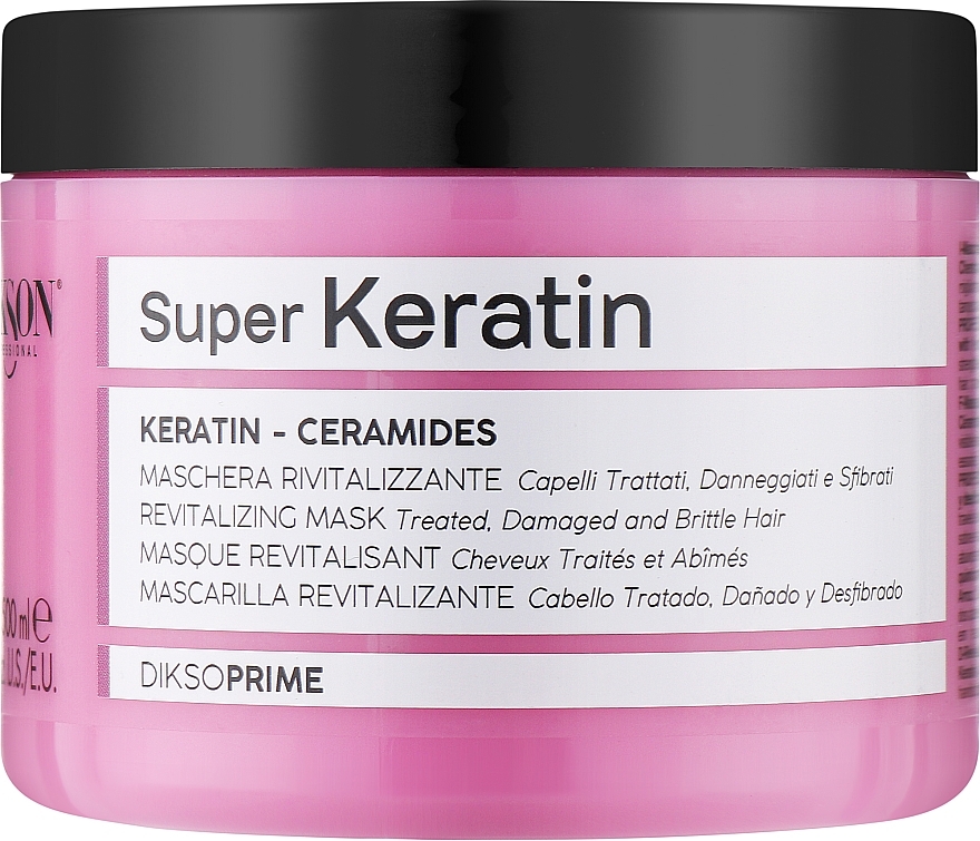 Maska do włosów z keratyną i ceramidami - Dikson Super Keratin Mask — Zdjęcie N1