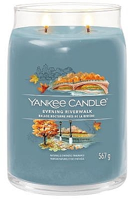 Świeca zapachowa w słoiczku Evening Riverwalk, 2 knoty - Yankee Candle Singnature — Zdjęcie N1