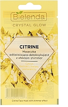 Kup Maseczka odświeżająco- detoksykująca z efektem shimmer Cytryn - Bielenda Crystal Glow Citrine Face Mask