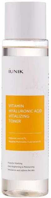 Rewitalizujący tonik do twarzy z witaminami i kwasem hialuronowym - IUNIK Vitamin Hyaluronic Acid Vitalizing Toner