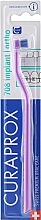 Jednopęczkowa szczoteczka do zębów Single CS 708, fioletowo-niebieska - Curaprox — Zdjęcie N1
