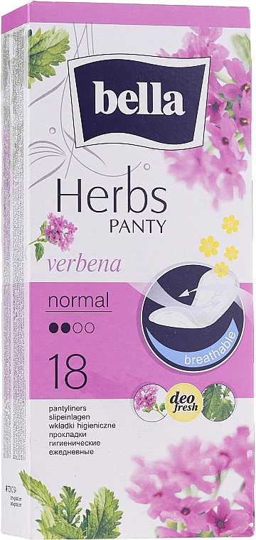 Wkładki higieniczne, 18 szt. - Bella Panty Herbs Verbena — Zdjęcie N1