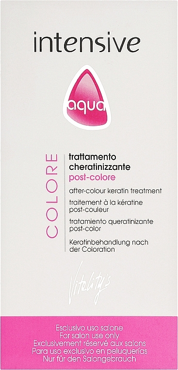 Stabilizator koloru z keratyną - Vitality's Aqua After-colour Keratin Treatment — Zdjęcie N1