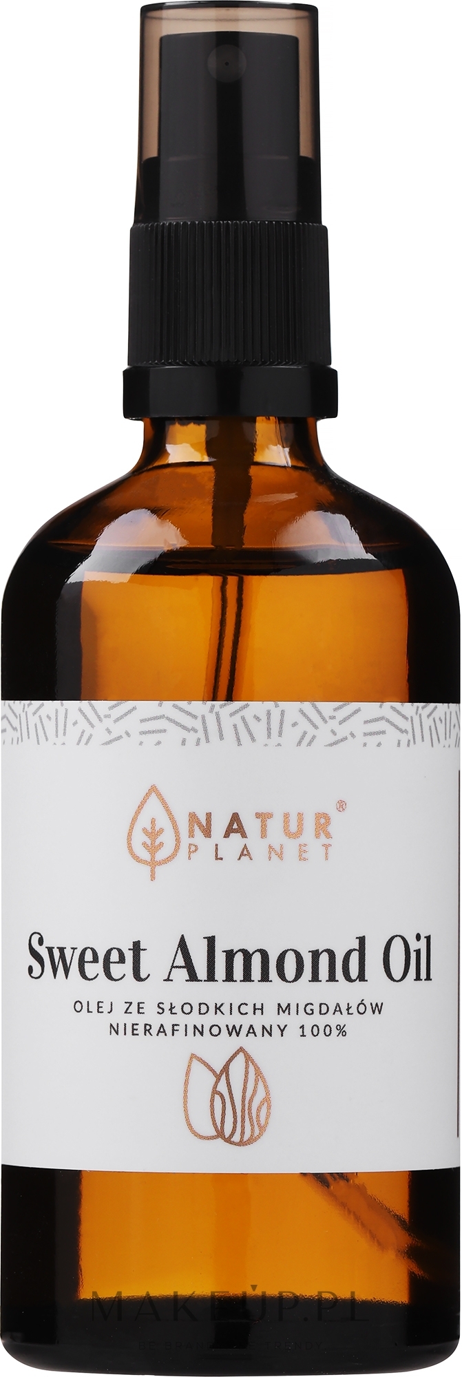 Olej ze słodkich migdałów - Natur Planet Sweet Almond Oil 100% — Zdjęcie 100 ml