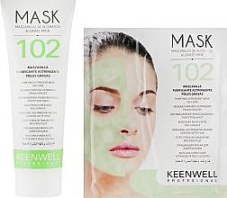 Oczyszczająca maseczka do twarzy do cery tłustej - Keenwell Alginate Mask № 102 — Zdjęcie N1