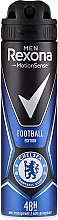 Antyperspirant w sprayu dla mężczyzn - Rexona Men MotionSense Football Edition Chelsea Spray — фото N1