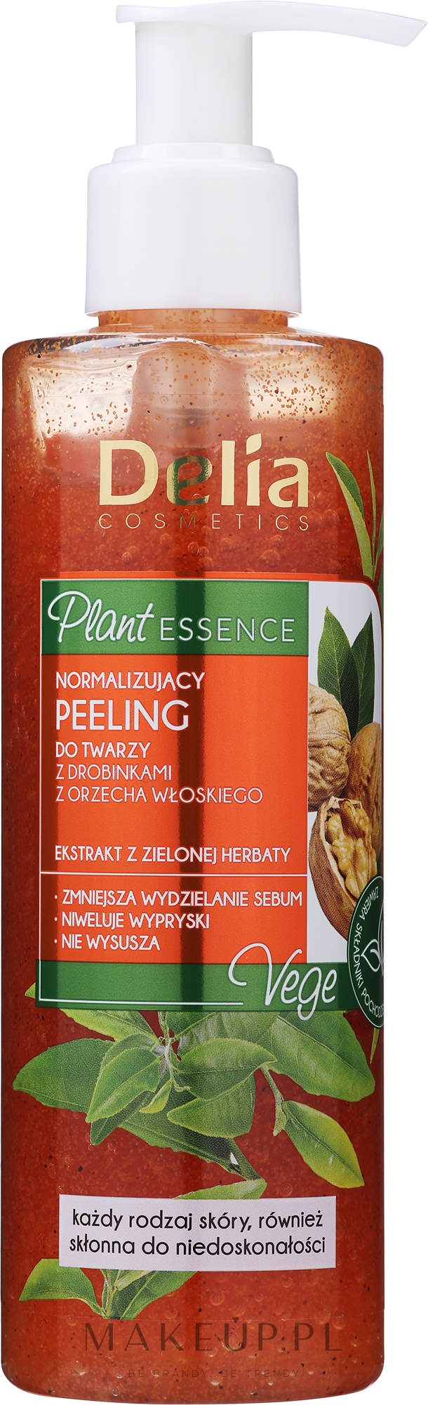 Peeling do twarzy Odbudowa i wygładzenie - Delia Plant Essence Creamy Face Scrub — Zdjęcie 200 ml