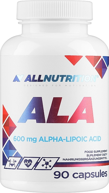 Suplement diety z kwasem alfa-liponowym - Allnutrition Adapto ALA — Zdjęcie N1