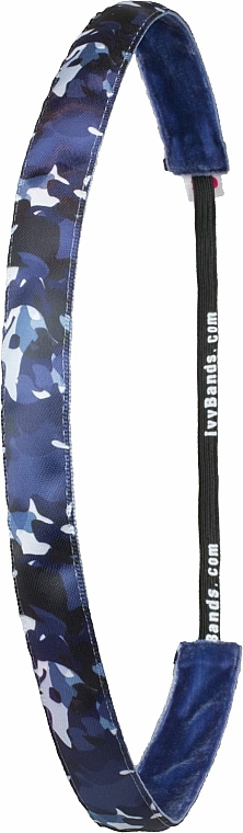 Opaska do włosów, niebieska - Ivybands Military Blue Hair Band — Zdjęcie N1