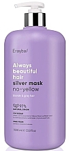 Maska do włosów przeciw żółtym odcieniom - Erayba ABH Silver No-Yellow Mask  — Zdjęcie N2