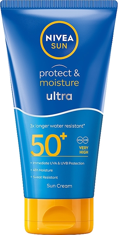 Nawilżający balsam do opalania Ultra SPF 50+ - NIVEA SUN Protect & Moisture — Zdjęcie N1