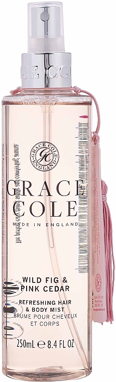 Odświeżająca mgiełka do ciała Dzika figa i różowy cedr - Grace Cole Boutique Body Mist Wild Fig & Pink Cedar — Zdjęcie N1