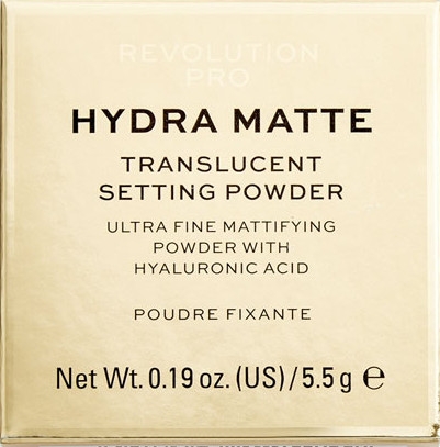 Sypki puder matujący - Revolution Pro Hydra Matte Translucent Setting Powder — Zdjęcie N1