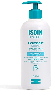 Antyseptyczny żel pod prysznic - Isdin Germisdin Antiseptic Soap-Free Shower Gel  — Zdjęcie N3