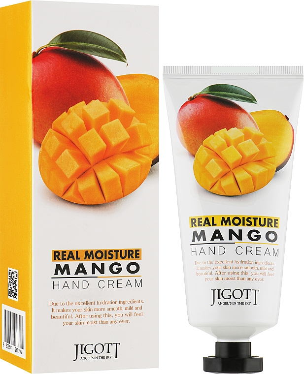 Krem do rąk z ekstraktem z mango - Jigott Real Moisture Mango Hand Cream — Zdjęcie N2