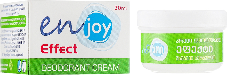 Dezodorant w kremie - Enjoy & Joy Light Scent Deodorant Cream — Zdjęcie N1