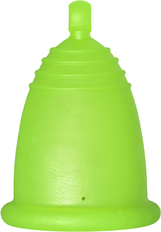 Kubeczek menstruacyjny z kulką, rozmiar S, zielony - MeLuna Classic Menstrual Cup Ball — Zdjęcie N1