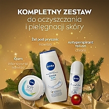 Zestaw - NIVEA Feel Soft (sh/gel/250ml + cr/100ml + deo/50ml) — Zdjęcie N5