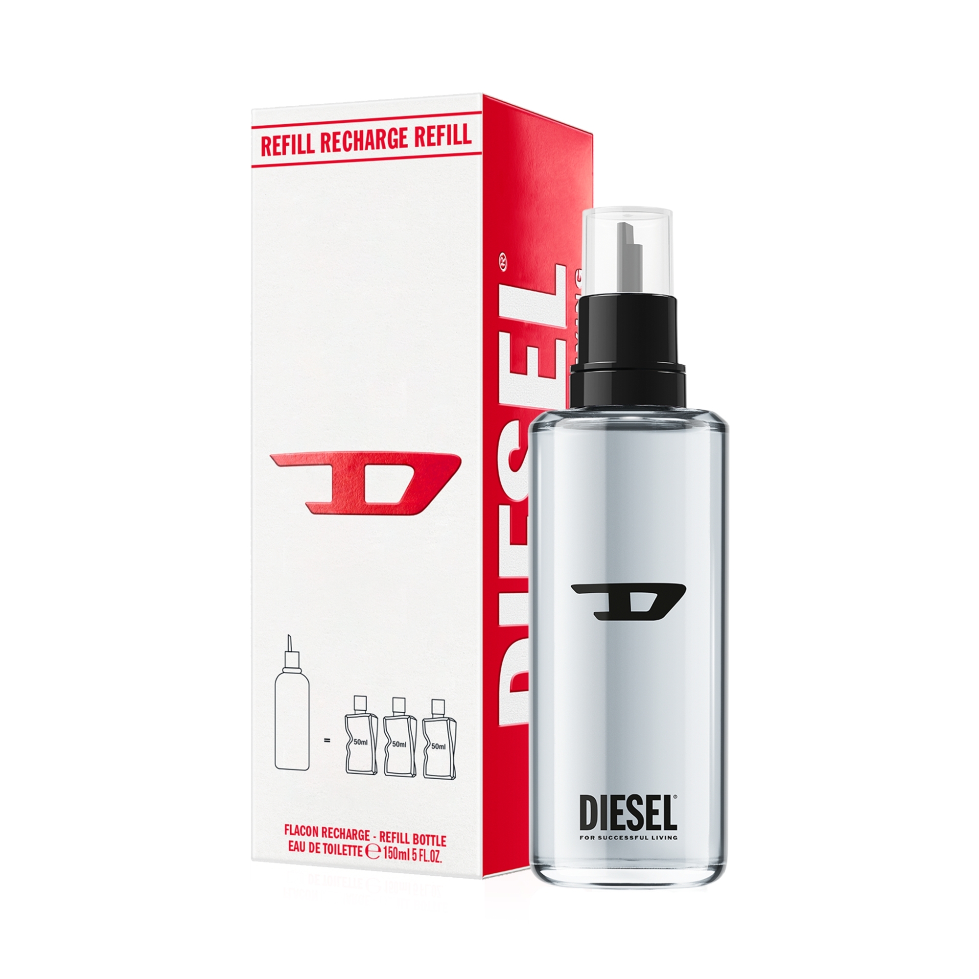 Diesel D By Diesel - Woda toaletowa (uzupełnienie) — Zdjęcie 150 ml