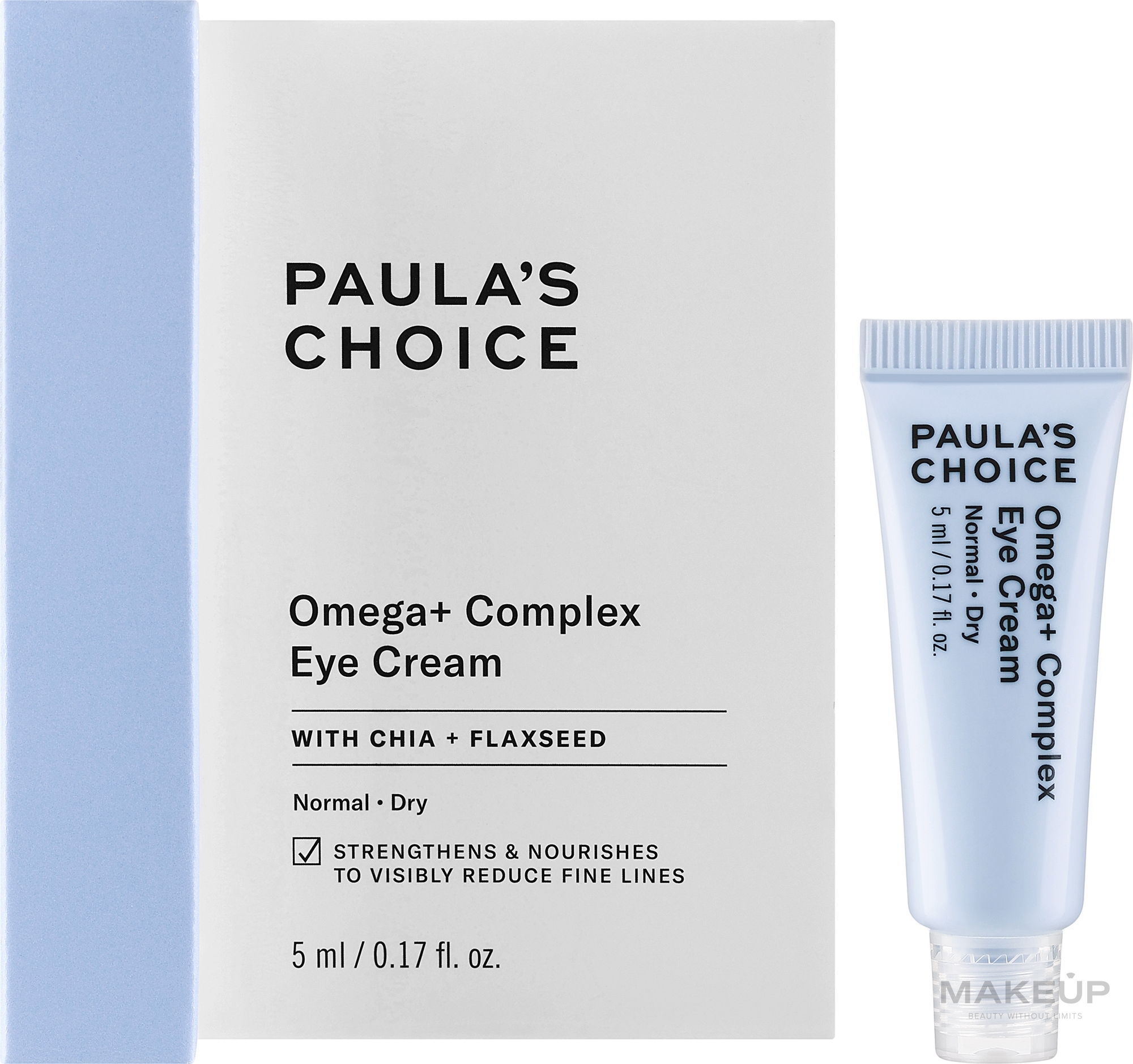 Krem pod oczy z kwasami omega - Paula's Choice Omega + Complex Eye Cream Travel Size — Zdjęcie 5 ml