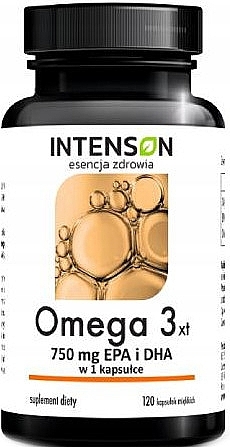 Suplement diety Omega 3 - Intenson Omega 3 Xt — Zdjęcie N1