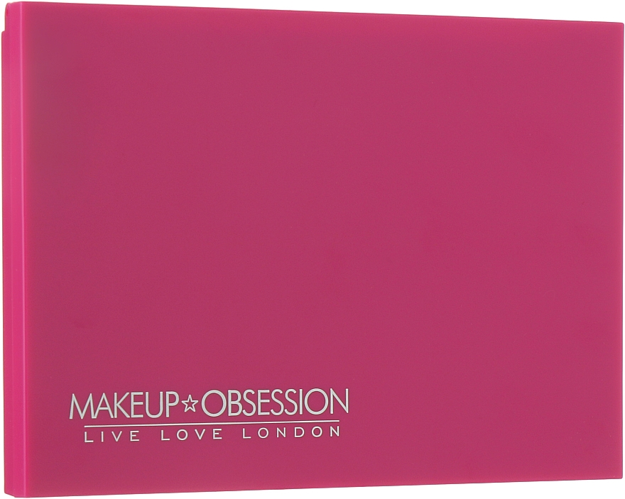 Różowa kasetka na kosmetyki do makijażu - Makeup Obsession Palette Medium Basic Pink — Zdjęcie N1