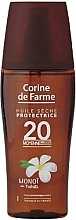 Suchy olejek do ciała z filtrem przeciwsłonecznym - Corine De Farme Dry Oil Protect & Tan Spray Spf 20 — Zdjęcie N1