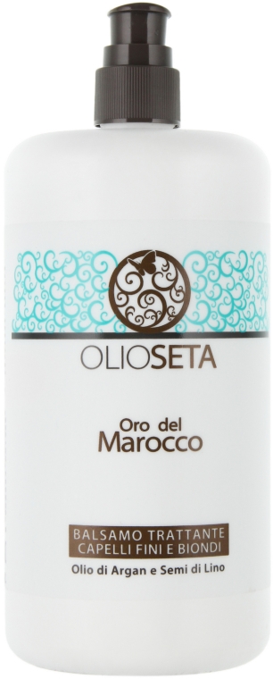 Odżywka do cienkich i jasnych włosów - Barex Italiana Olioseta Oro Del Morocco Balsamo — Zdjęcie N1