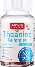 L-teanina o smaku jabłkowym - Jarrow Formulas Theanine Gummies, Sugar Free, Apple Flavor, 100 mg — Zdjęcie N1