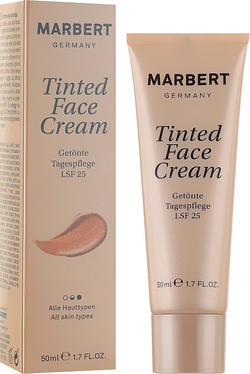 Tonujący krem do twarzy - Marbert Tinted Face Cream SPF 25 — Zdjęcie N4