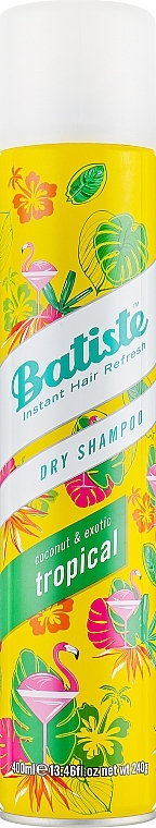Suchy szampon - Batiste Dry Shampoo Coconut and Exotic Tropical — Zdjęcie N8