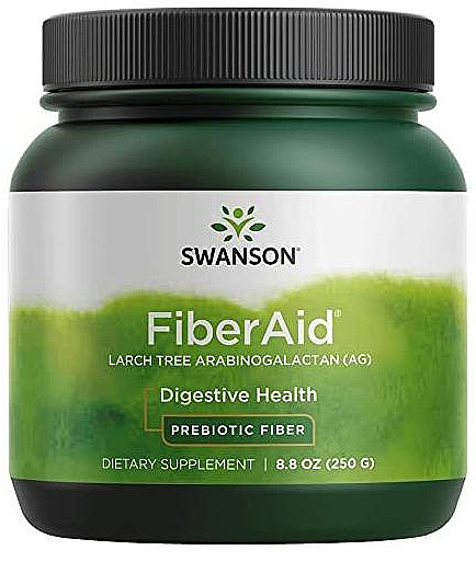 Suplement diety Arabinogalaktan modrzewiowy - Swanson FiberAid Larch Tree Arabinogalactan  — Zdjęcie N1