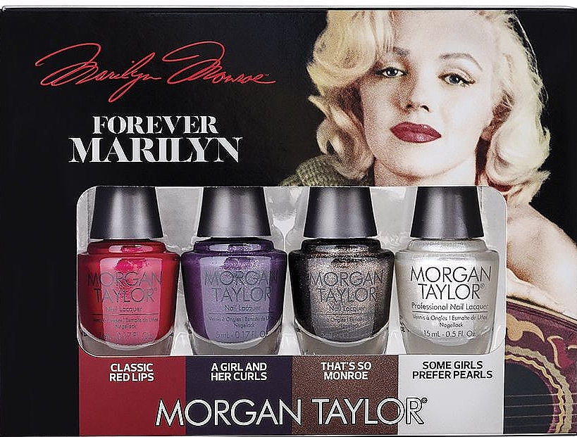 Zestaw lakierów do paznokci - Morgan Taylor Forever Marilyn (nail/polish/4 x 5ml)  — Zdjęcie N1