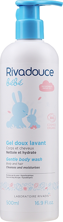 Delikatny żel do mycia ciała i włosów dla niemowląt i dzieci - Rivadouce Bebe Organic Gentle Cleansing Gel — Zdjęcie N5