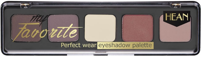 Paletka cieni do powiek - Hean My Favorite Perfect Wear Eyeshadow Palette — Zdjęcie N1