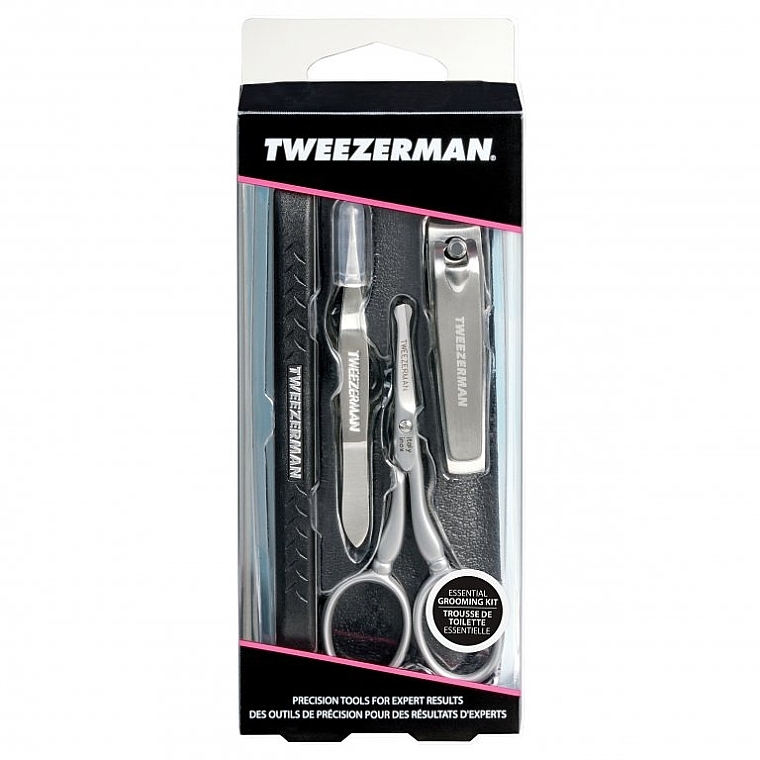 Zestaw do pielęgnacji paznokci, 4 szt. - Tweezerman G.E.A.R. Essential Grooming Kit — Zdjęcie N1