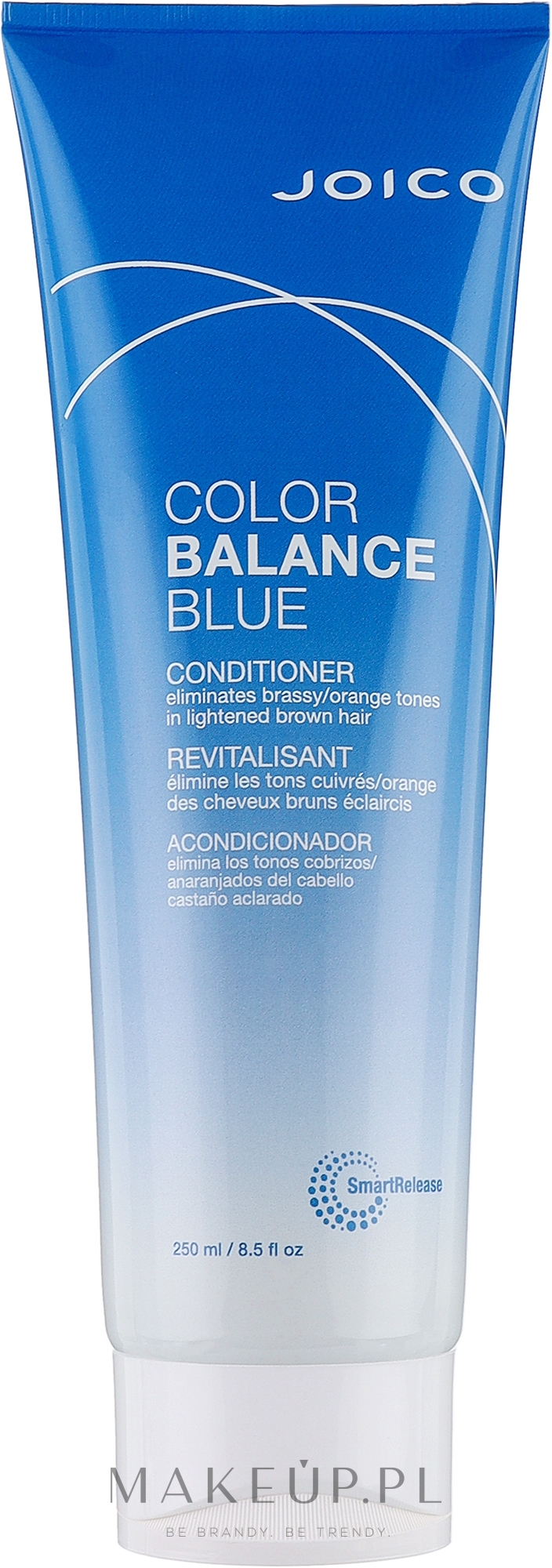 Odżywka do włosów w odcieniach jasnego brązu neutralizująca żółte tony - Joico Color Balance Blue Conditioner — Zdjęcie 250 ml