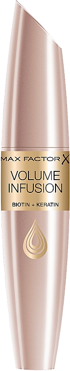 Pielęgnujący tusz do rzęs z olejkami - Max Factor Volume Infusion Biotin + Keratin