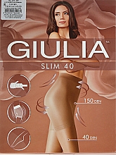 Rajstopy Slim 40 DEN, caramel - Giulia — Zdjęcie N1