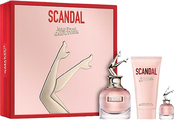 Jean Paul Gaultier Scandal - Zestaw (edp 50 ml + b/lot 75 ml + edp 6 ml) — Zdjęcie N1