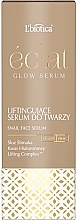 Liftingujące serum do twarzy ze śluzem ślimaka - L'biotica Eclat Glow — Zdjęcie N4