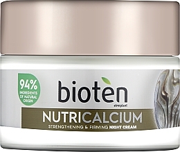 Kup Krem na noc do twarzy - Bioten Nutri Calcium Strengthening & Firming Night Cream